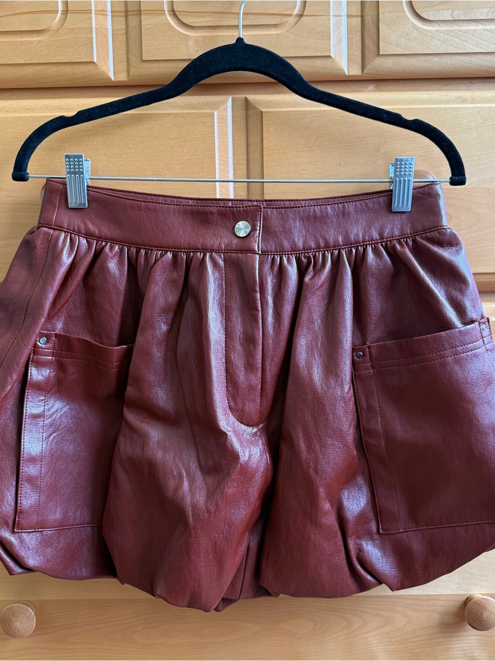 Zara Faux Leather Skirt